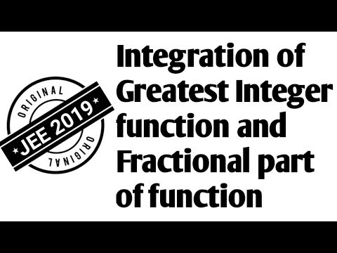 Integration of greatest
