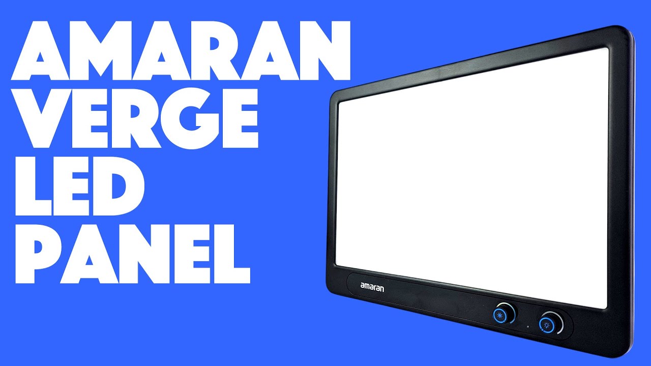 Amaran Verge LED Panel light for Video and Streaming - YouTube