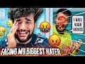 FACING my HATER in REAL LIFE !! *I cried*