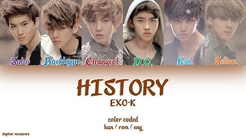 EXO-K (엑소케이) – HISTORY (Color Coded Han/Rom/Eng Lyrics)