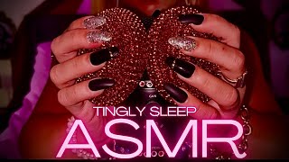 [ASMR] Tingly Scratching &amp; Tapping for Sleep🌙Sticky Triggers and Crinkle Sounds (No Talking)