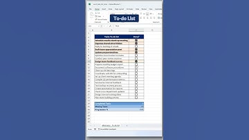 Excel To-Do List with Checkbox ✅ | Conditional Formatting Trick!