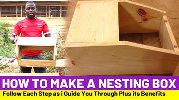 How To Make a Nesting Box For Rabbit kits From Start To End