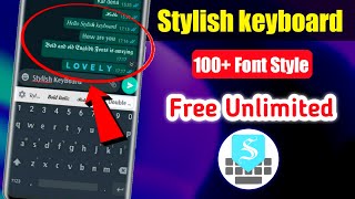 keyboard font style change | keyboard font style change kaise karen | Stylish Keyboard screenshot 1