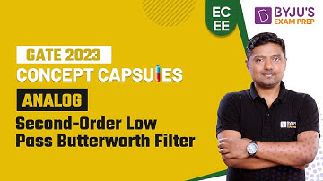 Second-Order Low Pass Butterworth Filter | Analog | GATE EE & ECE 2023 Exam | BYJU