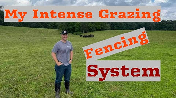 Setting up my intense rotational grazing fence