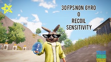 |30 FPS Non Gyro 0 Recoil Sensitivity⚡| Samsung A3,A5,A6,A7,J2,J5,J7,S5,S6,S7,59,A10,A20,A30,A50,A70