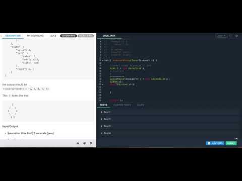 traverseTree - CodeFights | Adarsh Bhattarai