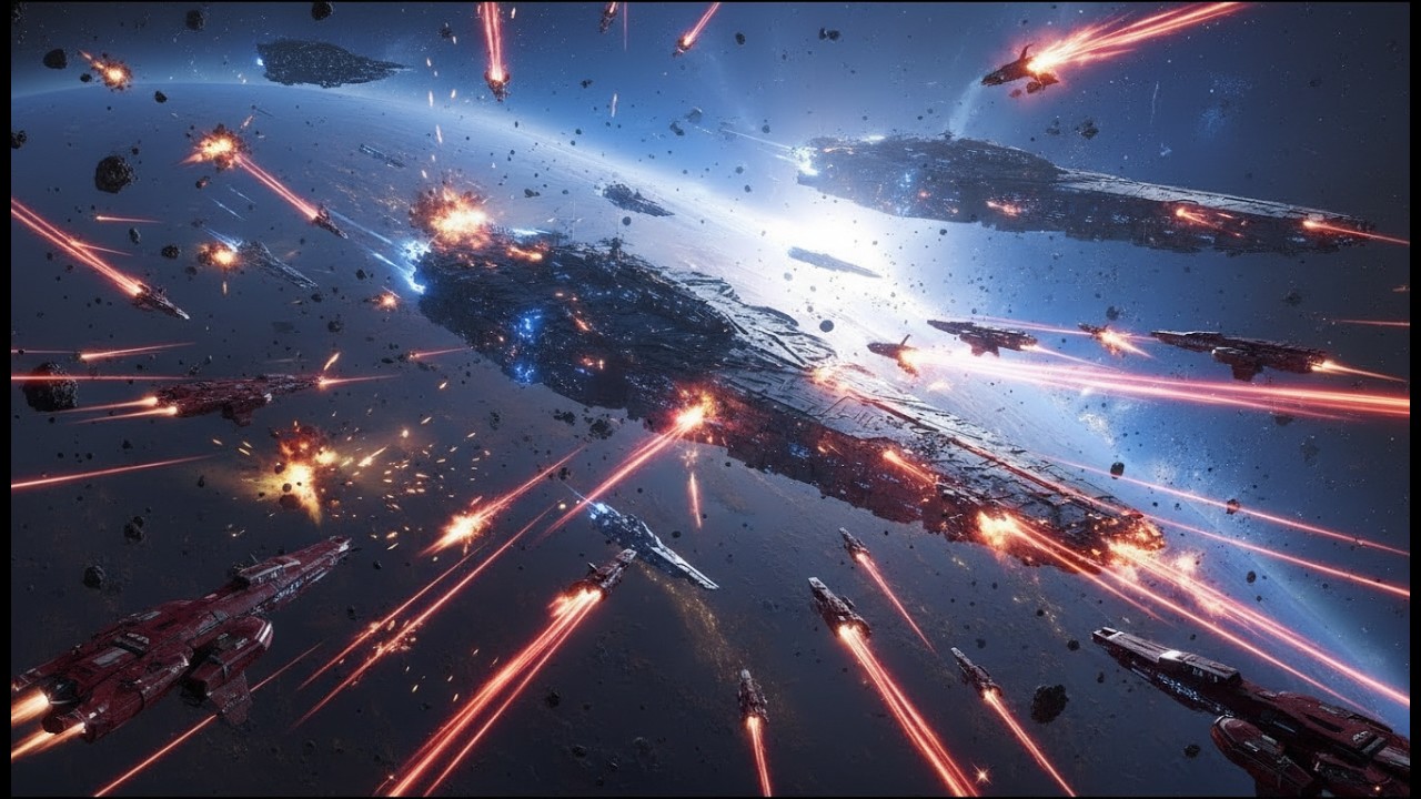 Cuando los Alienígenas Enviaron un SOS, Despertaron a la Flota de Guerra de los Deathworlders..