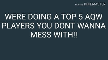 TOP 5 AQW PLAYERS YOU DONT WANNA MESS WITH
