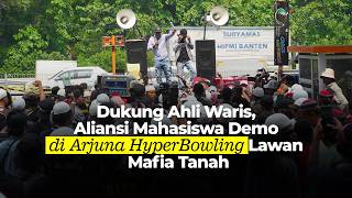 Supporting the Heirs, Student Alliance Protests at Arjuna HyperBowling Against Land Mafia