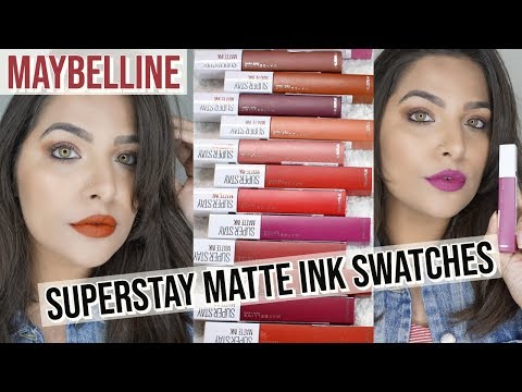 REKOMENDASI 6 WARNA TERBAGUS DARI MAYBELLINE SUPERSTAY MATTE INK | AWET SEHARIAN. 