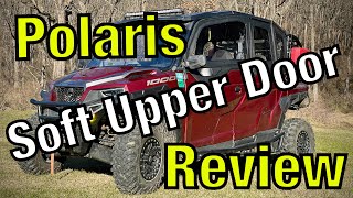 Polaris General Canvas Upper Doors Review || Soft UTV Doors [Polaris General 4 1000 Side by Side]