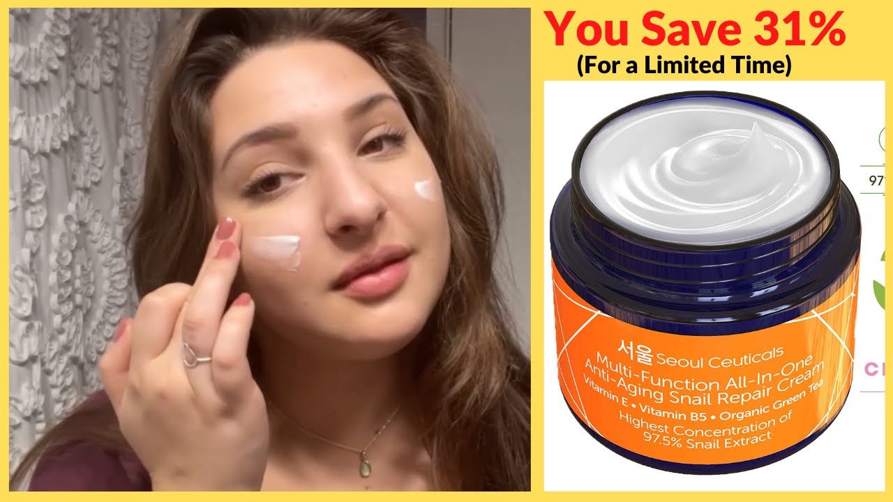 Seoul Ceuticals Korean Skin Care Snail Mucin Repair Cream YouTube
