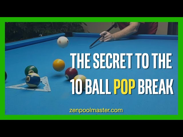 Secret to the 10 Ball Pop and Squat Break class=