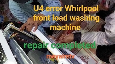 U4 Error Whirlpool front load washing machine! #whirlpoolappliances  #meyairerefandairconservices