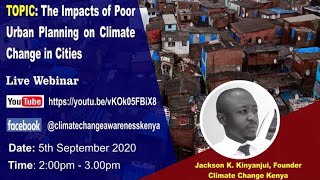The Impacts of Poor Urban Planning on Climate Change in Cities