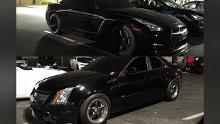 710Racing CTS-V vs 818Racing GTR | 1320 with Drone Footage!