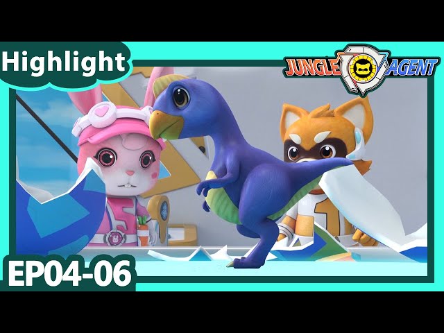 【Jungle Agent Highlight】04-06 Compilation | Power Heroes | Robot | Kids Cartoon | Rescue | Toys class=