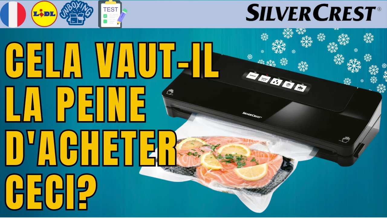 APPAREIL DE MISE SOUS VIDE SilverCrest SV 125 D1 FRANCE FRANÇAIS LIDL