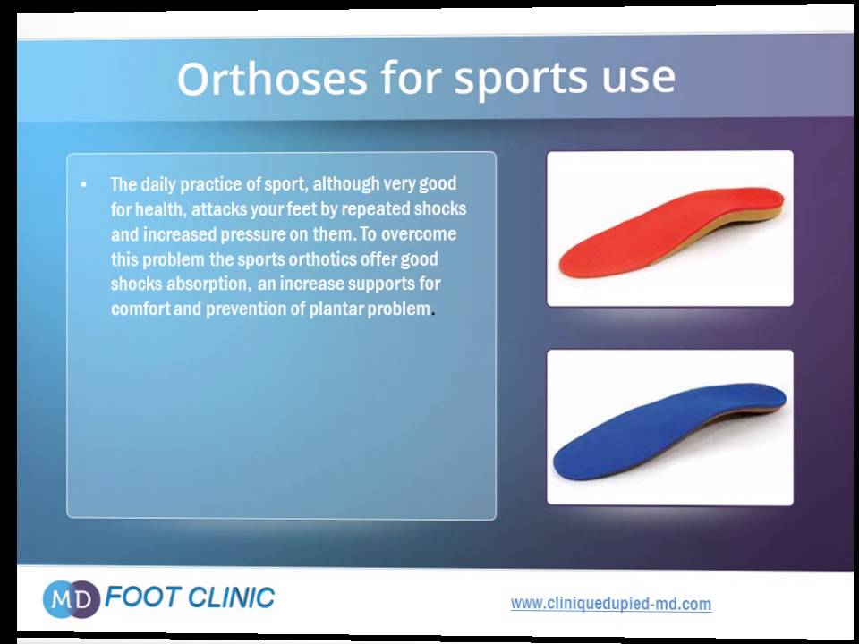 Foot orthotics in Ottawa Foot support Custom made orthotics YouTube