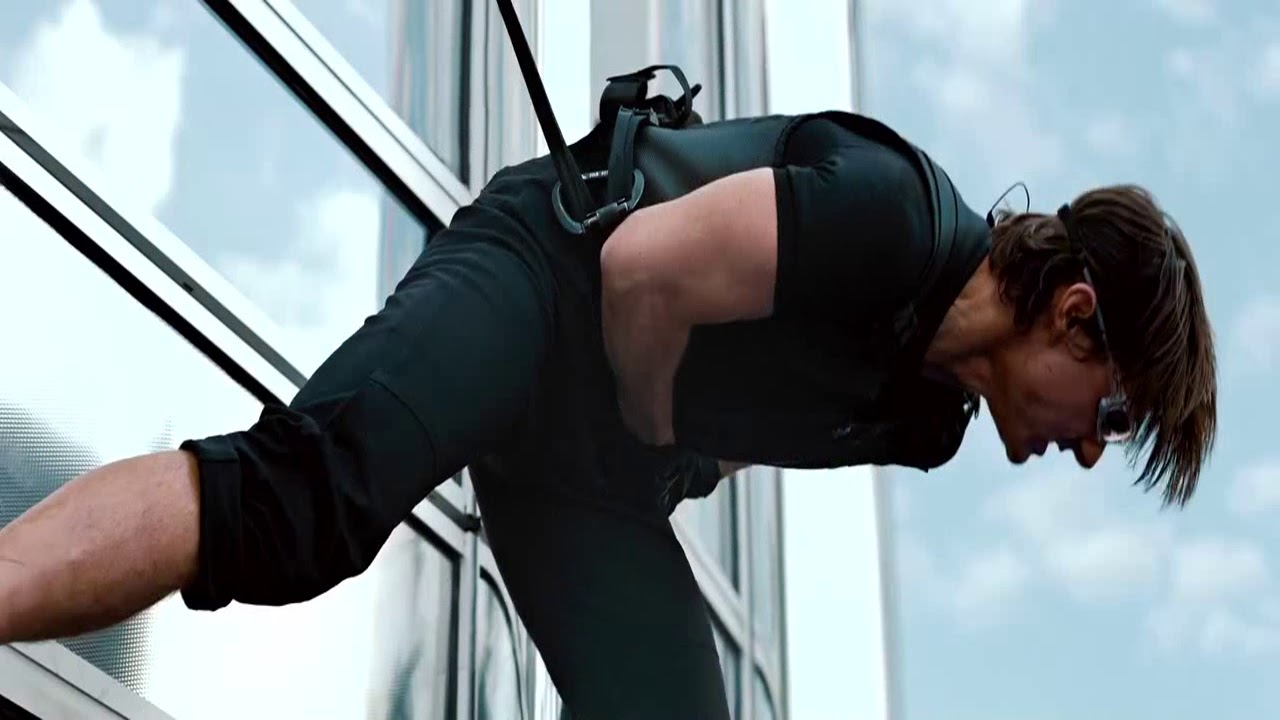 4 Mission Impossible tom cruise rope stunt - YouTube