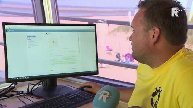 Nieuw op het strand van Ouddorp: De BeachAlert-Whatsapp