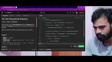 LeetCode | Java | 451. Sort Characters By Frequency  | no talking  | real time | short 8
