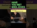 HAVE YOU MET MISS JONES Chord Melody Jazz Guitar Tutorial #shorts