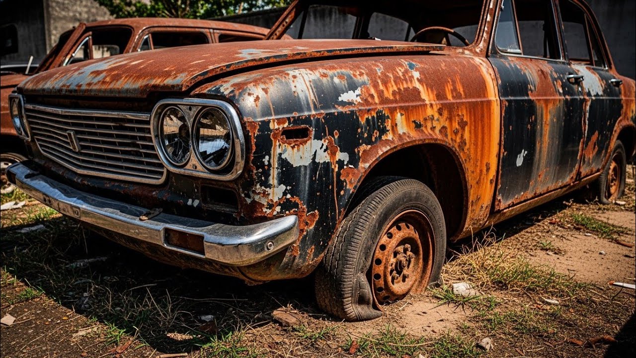 From Rust to Riches — Abandoned Car Full Restoration!