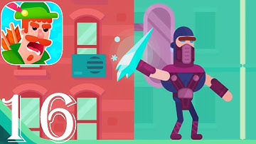 Bowmasters - Gameplay Walkthrough Part 16 - New Character Mime Mr.Moyer(IOS, Android)