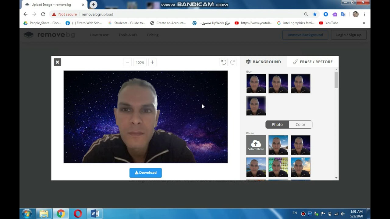How to Remove background YouTube