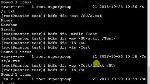 Hadoop Administration Commands, bench-marking and enabling trash
