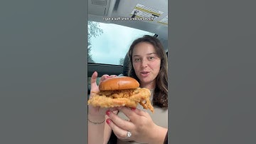 eating a soft shell crab sandwich