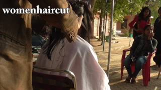 Chop Chop Hair in Open Air ( Back 2 Back 7 Haircut )