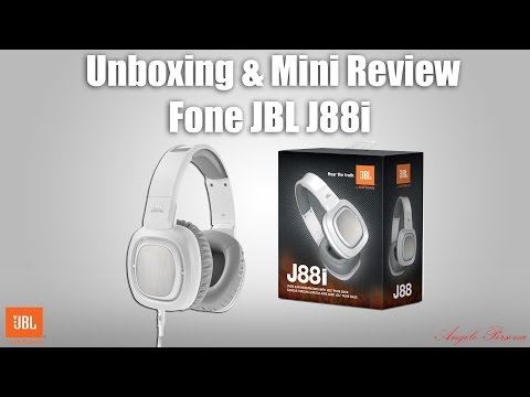 Unboxing & Mini Review - Fone de Ouvido JBL J88i By Harman Kardon Over Ear