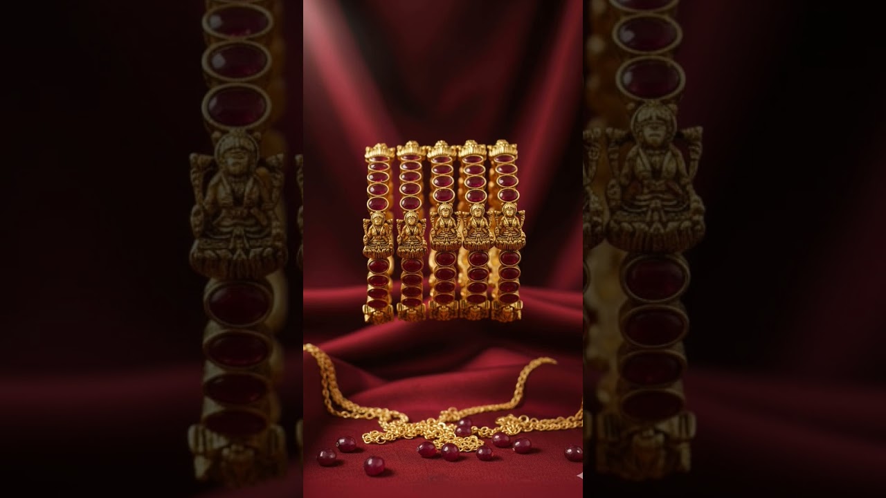 copper bangle ✨ red ruby stone ✨✨