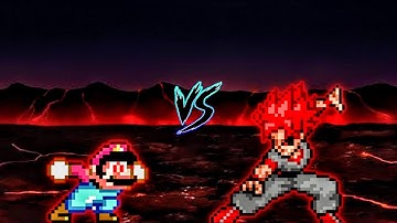 Devil Mario VS Evil Goku TP (all form) in Jump Force Mugen