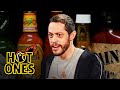 Pete Davidson Drinks All The Milk While Eating Spicy Wings Hot Ones Pete Davidson Drinks All The Milk While Eating Spicy Wings Hot Ones