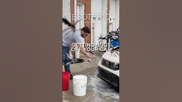 The RIGHT Way To Remove Bugs #esotericproducts #esotericdetail #detailing #cars
