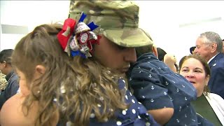 Loved ones surprise service men, women returning from deployment