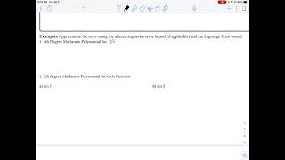 U8 L1.2 - Lagrange Error (part 2)
