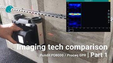 Imaging technology comparison Part 1 | Pundit PD8000 | Proceq GPR