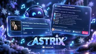 I Built a BEAUTIFUL Discord Music Bot 🎵❄️ | ASTRIX — Ultimate Music Bot