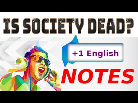 is society dead essay