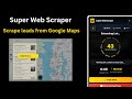 Google Maps Scraper: How to bulk export leads from Google Maps?