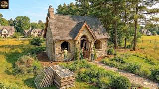 We transformed an old rural house belonging to an elderly couple into a beautiful garden house