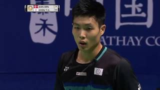 Tahoe China Open 2017 | Badminton QF M4-MS | Viktor Axelsen vs Chou Tien Chen
