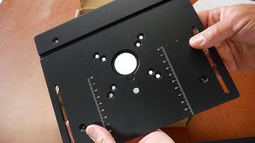 Aluminum Router Table Insert Plate