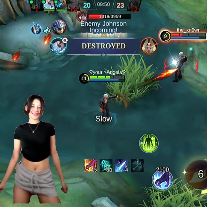 Gusion x tiktok girl#mlbb #gusion #trending #tiktok